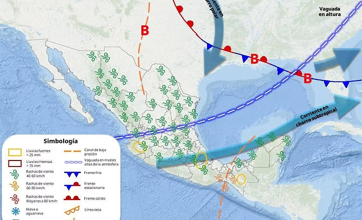 Sonora presenta cielos mayormente despejados sin probabilidad de lluvia