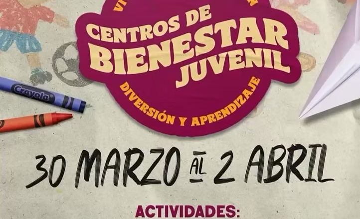 Alistan Centros de Bienestar Juvenil para periodo vacacional de Semana Santa en Empalme