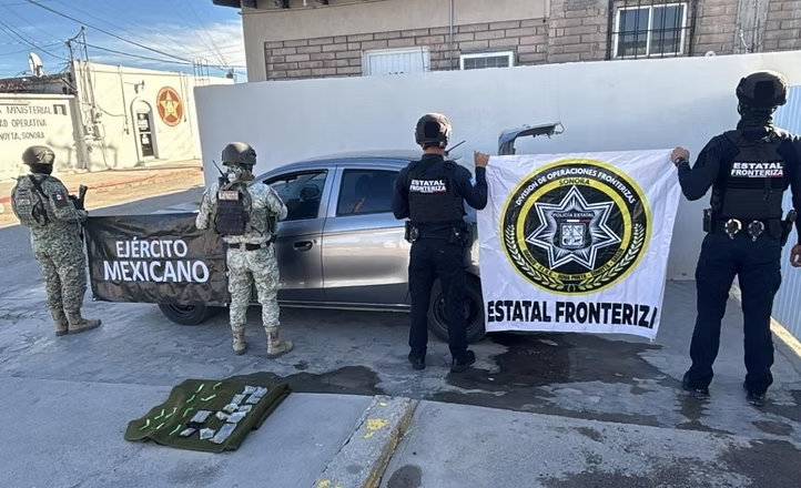 Refuerza PESP combate al narcomenudeo con aseguramiento en Sonoyta