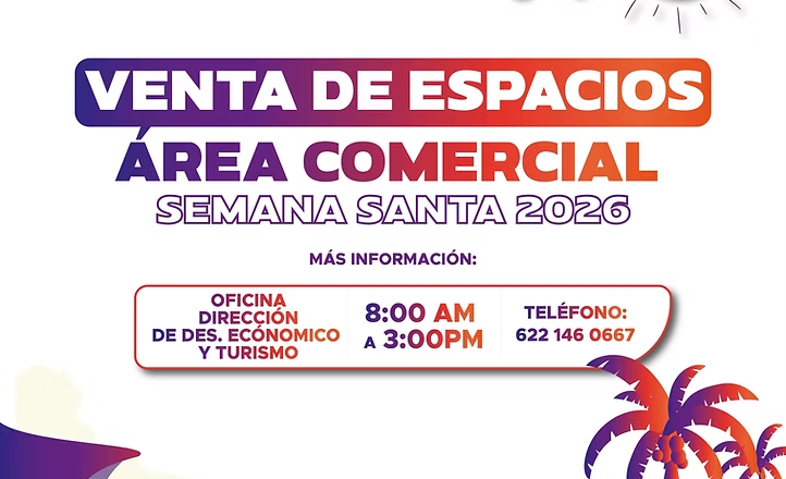 Llaman a comerciantes contratar espacios en el Cochórit para Semana Santa