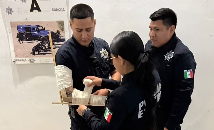 Policías Estatales se capacitan como Primer Respondiente en Primeros Auxilios
