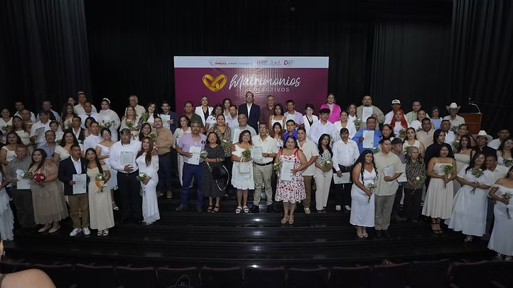 Celebran en Guaymas Jornada de matrimonios colectivos