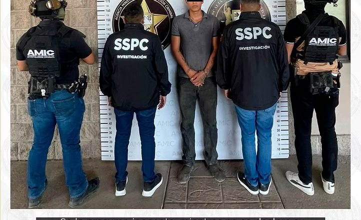 Captura AMIC y SSPC en Hermosillo a joven señalado por tentativa de homicidio