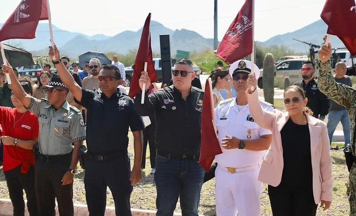 Participa CEPC Sonora en banderazo del Operativo de Semana Santa en San Carlos