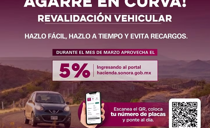 Aprovecha los últimos días de descuento y evita recargos en la revalidación vehicular 2026