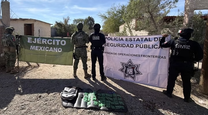 Acción coordinada de la Policía Estatal frena narcomenudeo en Sonoyta