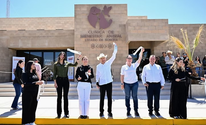 Inaugura Gobernador Durazo primera Clínica de Bienestar Animal gratuita en Sonora