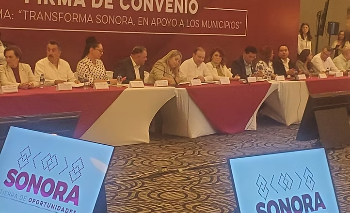 Reconoce Luis Fuentes Aguilar liderazgo de Alfonso Durazo Montaño en firma de convenio con Cecop