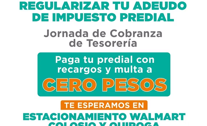 Ofrecerá Tesorería de Hermosillo tres días de jornada de regularización con facilidades en el pago de predial 