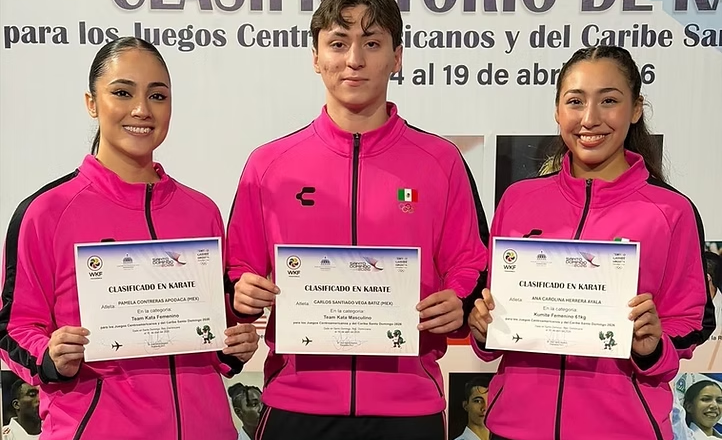 Tres karatecas sonorenses consiguen plazas para los Juegos Centroamericanos y del Caribe