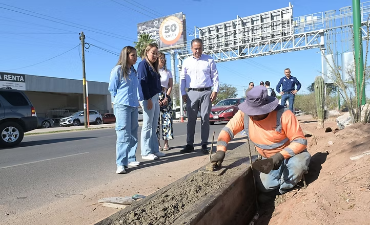 Mantiene Toño Astiazarán mejoramiento de vialidades en beneficio de hermosillenses