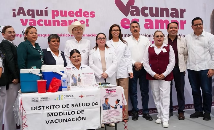 Arranca el Gobierno de Sonora la Semana Nacional de Vacunación “Vacunar es Amar”