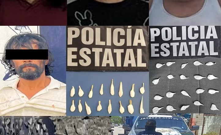 Incauta Policía Estatal y SEMAR más de 180 envoltorios de narcótico en Estación Corral