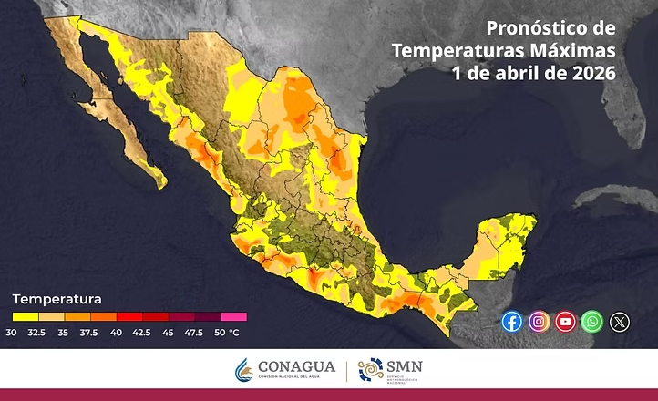 Pronóstico del tiempo este miércoles en Sonora