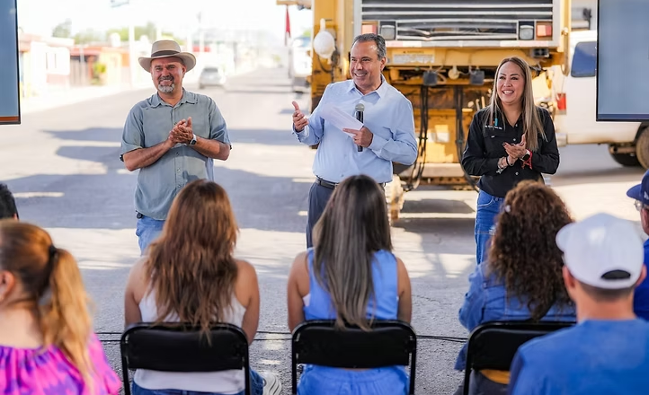 Arranca Toño Astiazarán recarpeteo de la calle Reforma en beneficio a miles de hermosillenses del sector Norte