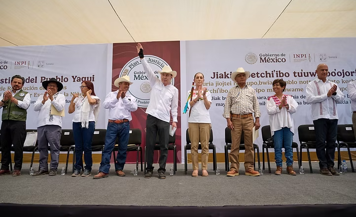 Durazo y Sheinbaum consolidan justicia histórica para el Pueblo Yaqui con más de 18 mil millones en acciones de agua, territorio y educación