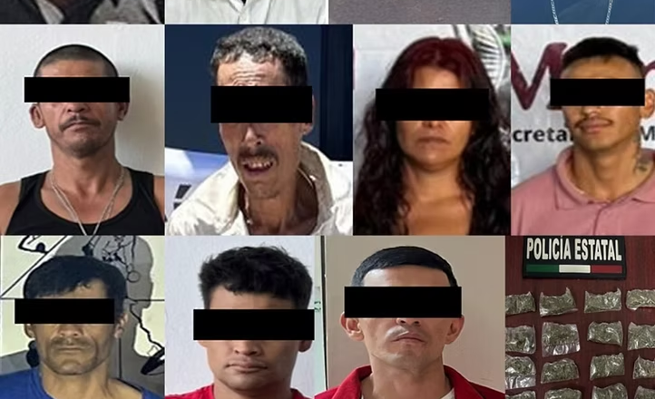 Asegura PESP más de mil dosis de narcótico en operativos contra narcomenudeo