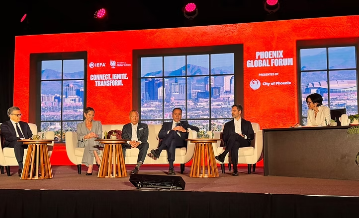 Proyecta Toño Astiazarán fortaleza de Hermosillo como polo de inversión en el Phoenix Global Foro