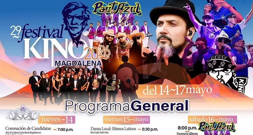 Invita Gobierno de Sonora al Festival Kino 2026 en Magdalena de Kino