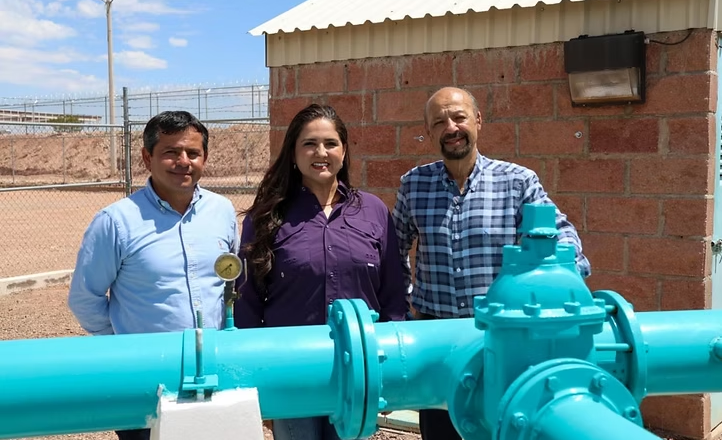 Gobierno de Sonora fortalece infraestructura hídrica para garantizar abasto de agua en Agua Prieta