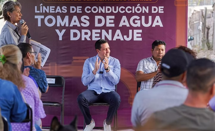 Gobierno de Sonora entrega obra de agua potable en la colonia Nuevo Altares de Hermosillo