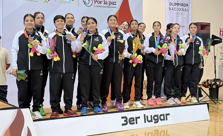 El Cadetes Femenil de Handball consigue bronce para Sonora en Olimpiada Nacional