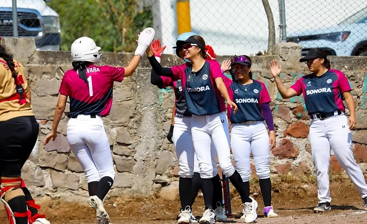 Softbol de Sonora con arranque perfecto en la Olimpiada Nacional