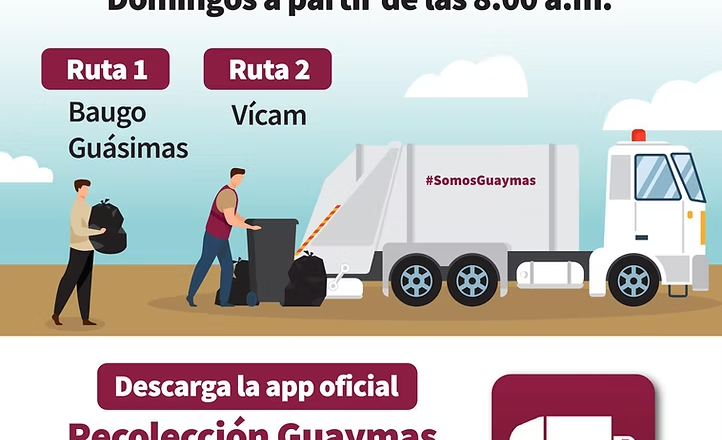 Inicia Ayuntamiento de Guaymas ruta para recolección de basura en comunidades yaquis