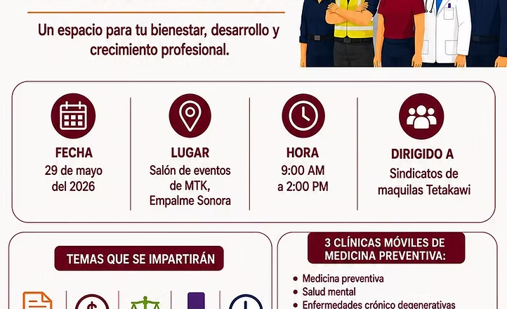 Realizarán jornada “Conexión Integral Laboral” en Empalme