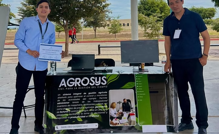 Estudiante de la UTEtchojoa desarrolla plataforma web para elevar la eficiencia del sector agrícola