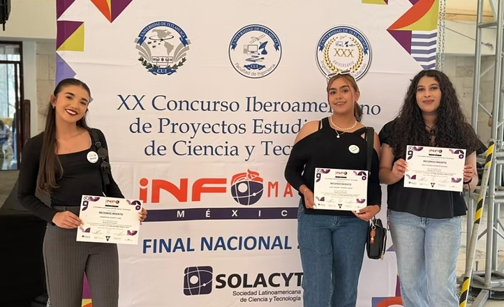 Estudiantes de Cecyte Sonora obtienen medalla de bronce para Sonora en Infomatrix México 2026