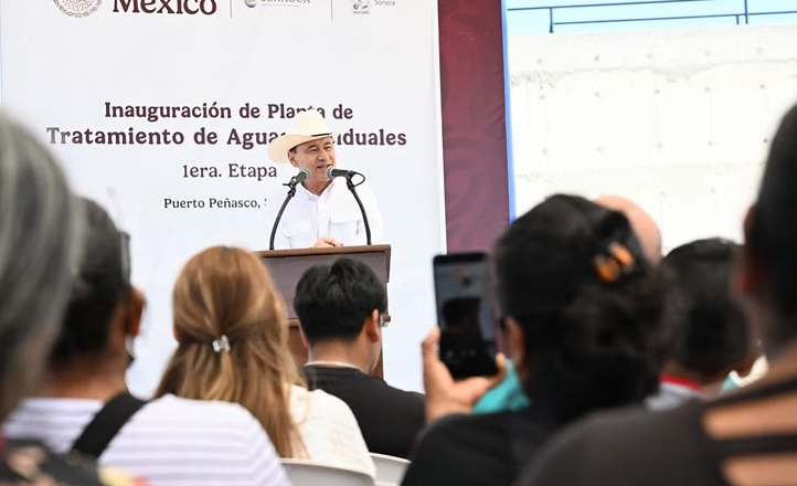 Gobernador Durazo resuelve demanda de agua en Puerto Peñasco con entrega de planta tratadora