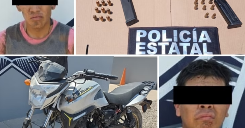 Captura Policía Estatal a hombres armados en Cajeme