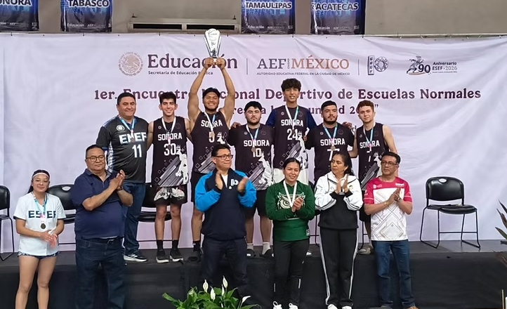 Estudiantes sonorenses ganan medalla de bronce en el Primer Encuentro Nacional Deportivo de Escuelas Normales: Creson