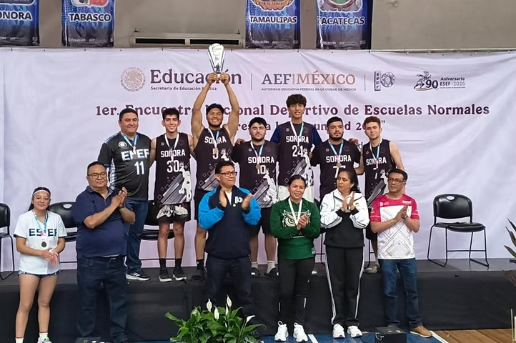 Estudiantes sonorenses ganan medalla de bronce en el Primer Encuentro Nacional Deportivo de Escuelas Normales: Creson