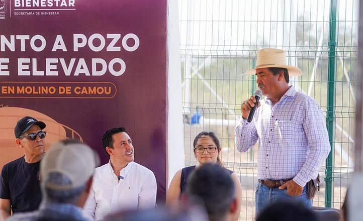 Gobierno de Sonora fortalece acceso al agua potable con obra hidráulica en Molino de Camou