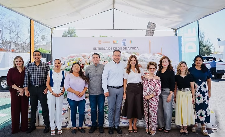 Beneficia Toño Astiazarán a 61 asociaciones altruistas con más de 6 toneladas de alimentos donados en las Fiestas del Pitic 2026