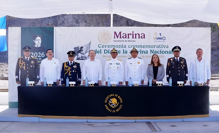 Gobernador Durazo conmemora el 84 aniversario del Día de la Marina Nacional