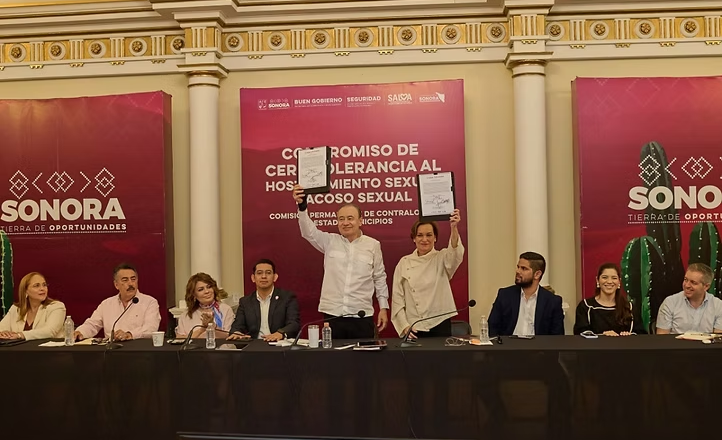 Crea Gobernador Durazo mecanismo de cero tolerancia al hostigamiento y acoso sexual laboral
