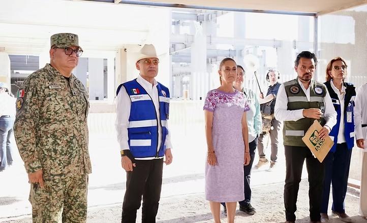 Supervisan Durazo y Sheinbaum nuevo Hospital del IMSS en SLRC; beneficiará a 128 mil personas
