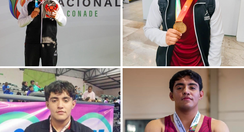 Consolida alumno de Cobach Sonora brillante trayectoria en lucha olímpica con cuatro medallas de oro