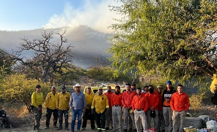 Fortalece CEPC acciones de combate al incendio forestal en Tarachi