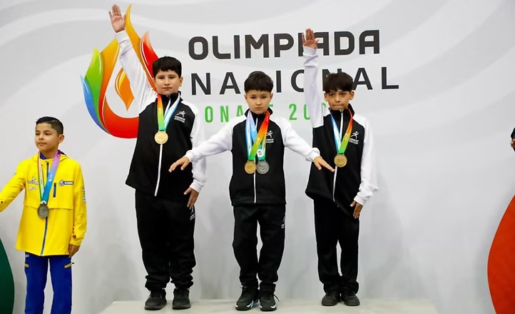 La gimnasia trampolín de sonora abre con 4 preseas su actuación en Olimpiada Nacional