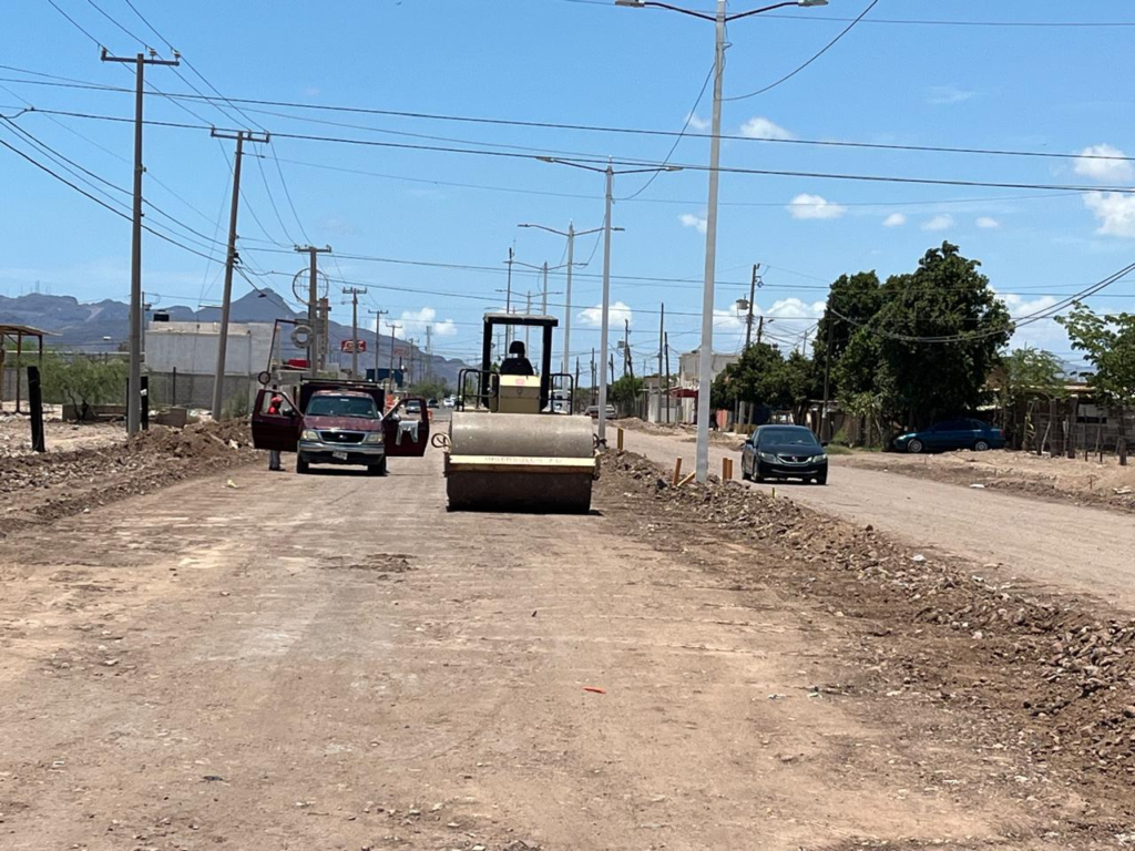 Inicia segunda etapa de pavimentación del bulevar Héroe de Nacozari en beneficio de las familias empalmenses