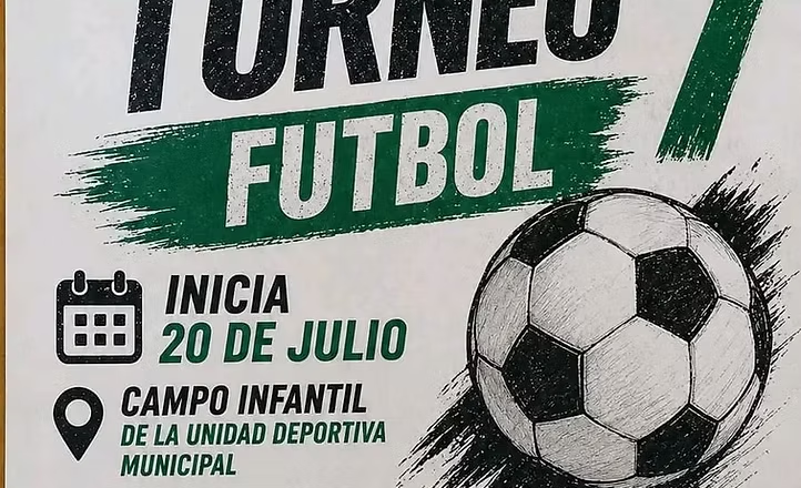 Invita Gobierno de Empalme a participar en el Torneo de Futbol 7
