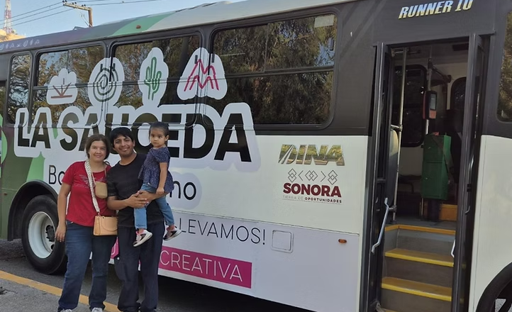 Promueve Gobierno de Sonora paseos familiares con la Línea Recreativa La Sauceda este verano