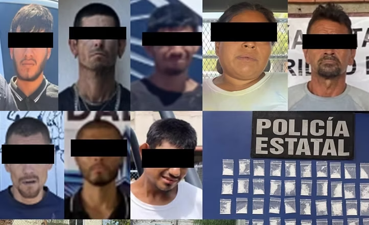 Acciones operativas de la Policía Estatal aseguran más de mil dosis de narcótico