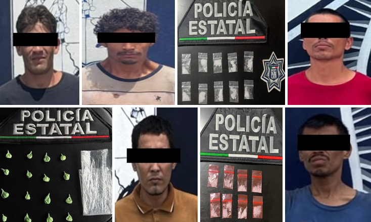 Operativos de la Policía Estatal detienen por delitos contra la salud en Cajeme