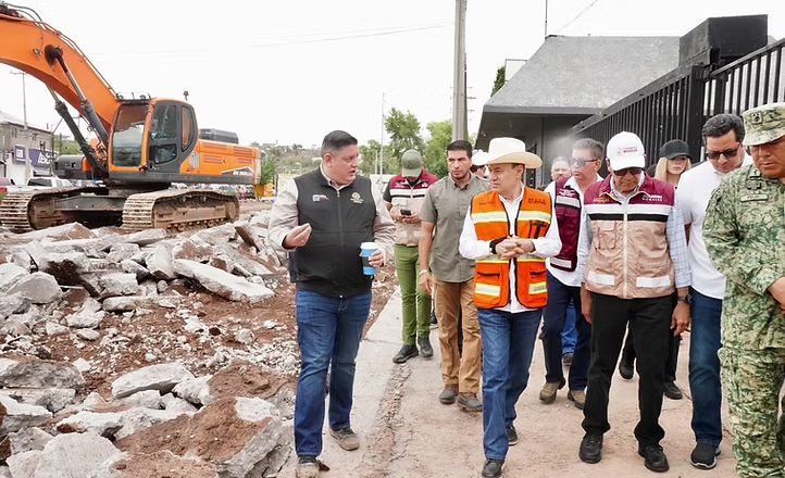 Gobernador Durazo intensifica acciones para acelerar la recuperación de Nogales tras las lluvias