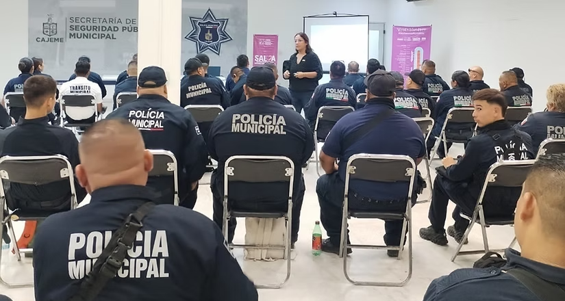 Refuerza SALVA capacitación a policías de Cajeme con perspectiva de género